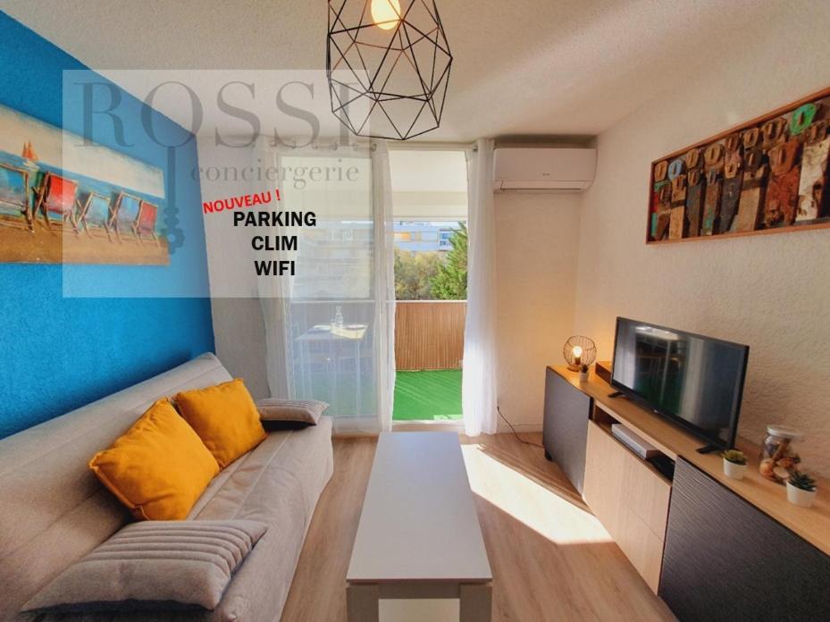 Suite Maya Parking Clim Wifi Centre-Ville Et Port - Rossiconciergerie - Linge Inclus La Grande-Motte Exterior foto